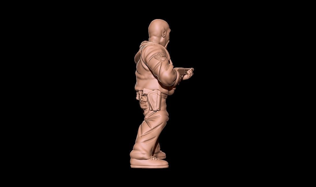 Survivor Officer Williams 3D print model_9