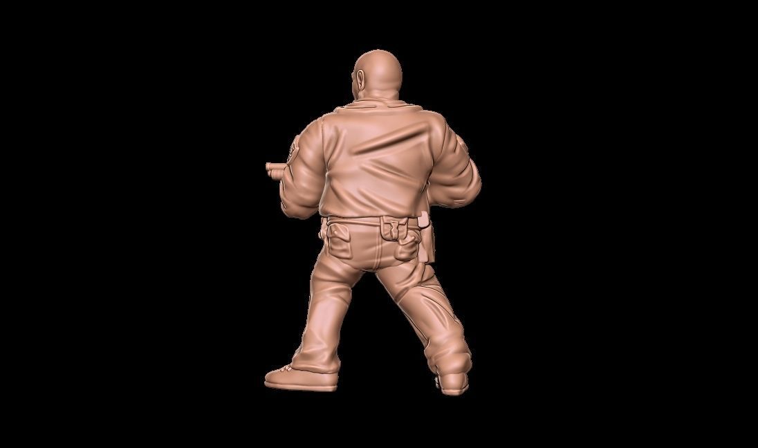 Survivor Officer Williams 3D print model_8