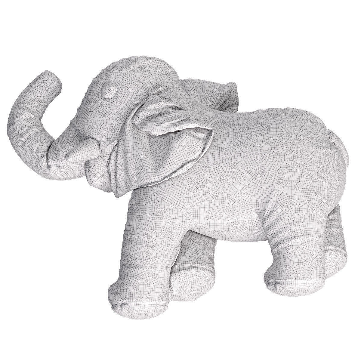 elephant toy 3D model_1