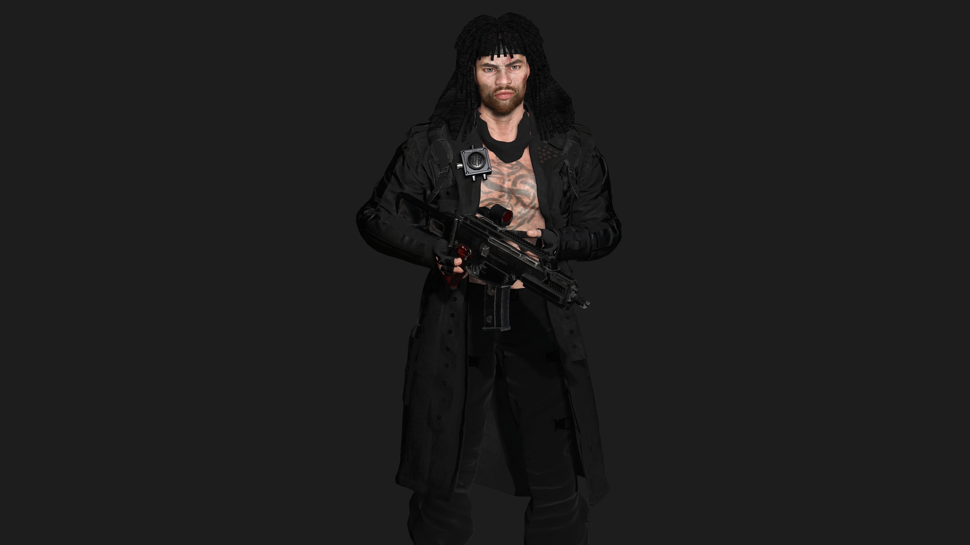AAA 3D REALISTIC MAN CHARACTER -SHOOTER  ACTION HEROES RAMBO Low-poly 3D model_2