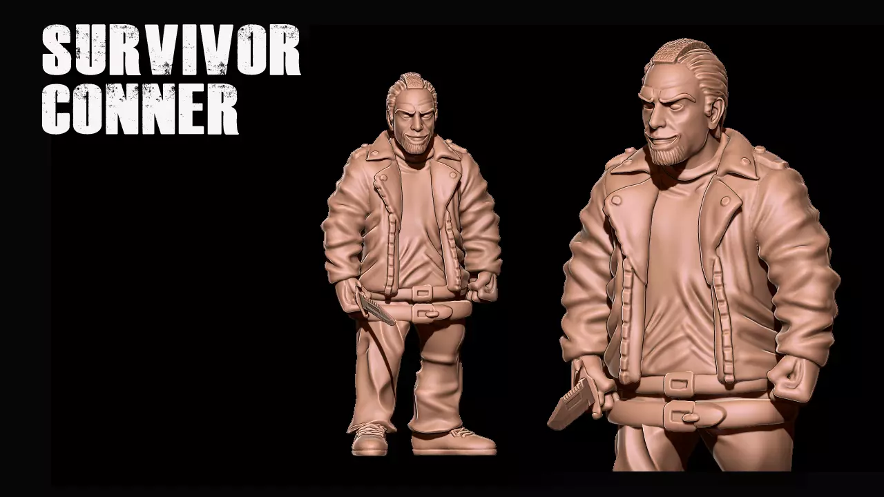 Survivor Conner 3D print model_0