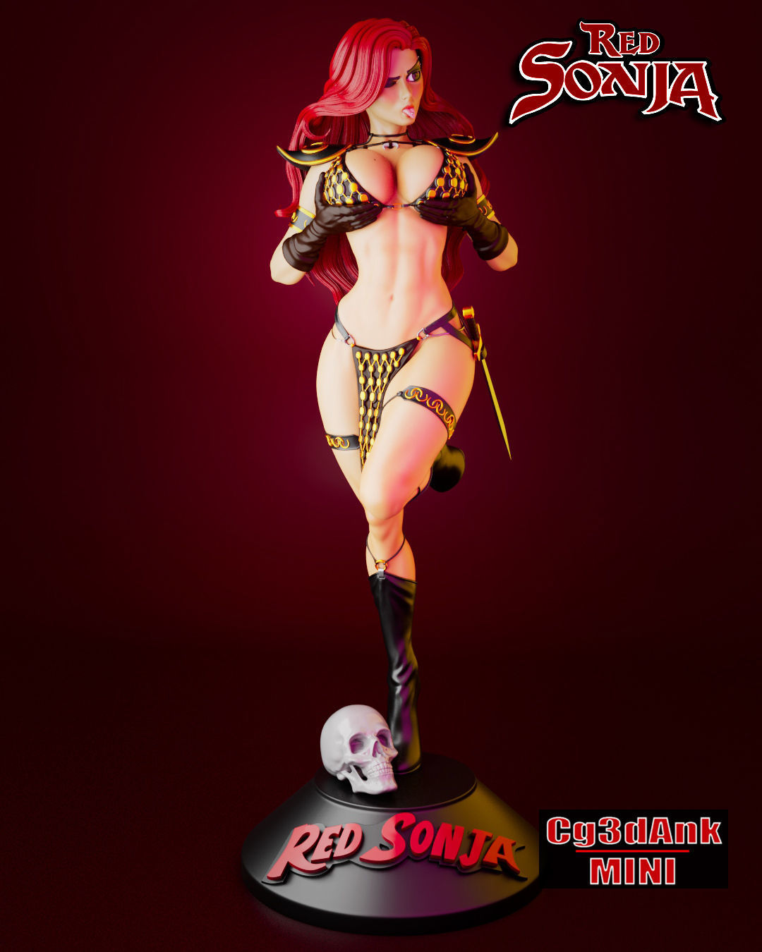 REDSONJA STL FAN ART 3D print model_3