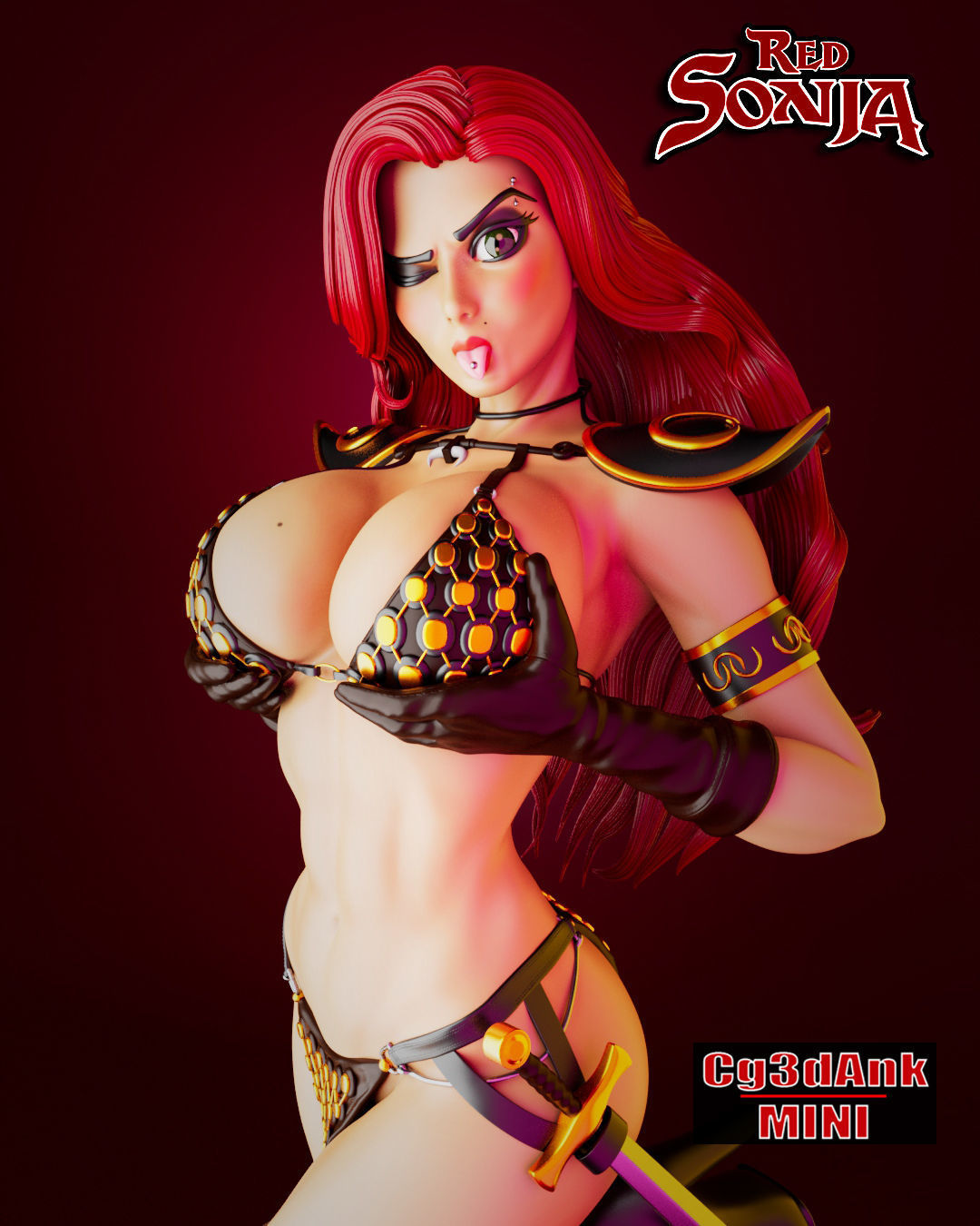 REDSONJA STL FAN ART 3D print model_1