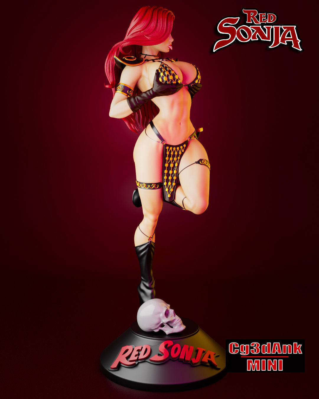 REDSONJA STL FAN ART 3D print model_10