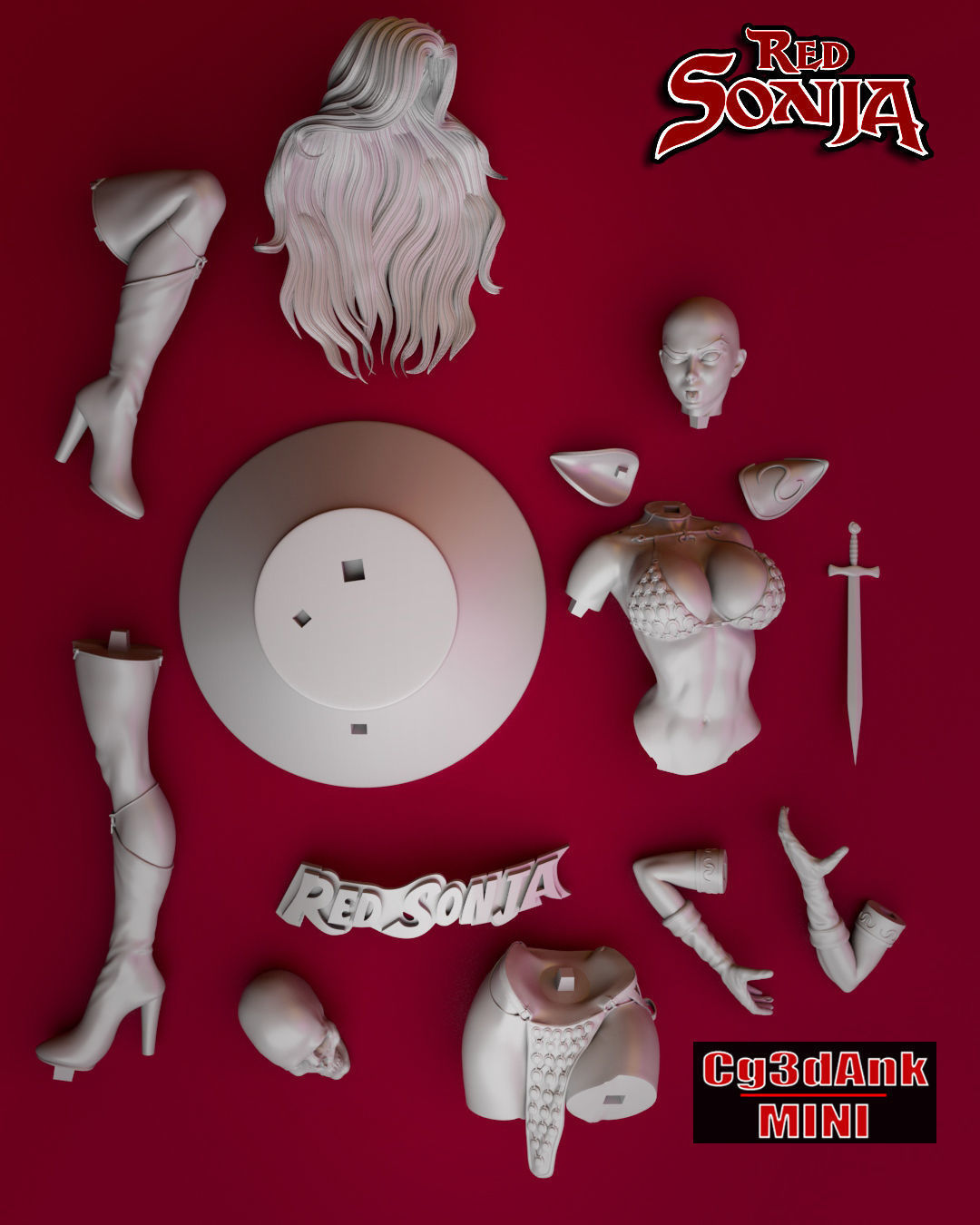 REDSONJA STL FAN ART 3D print model_16