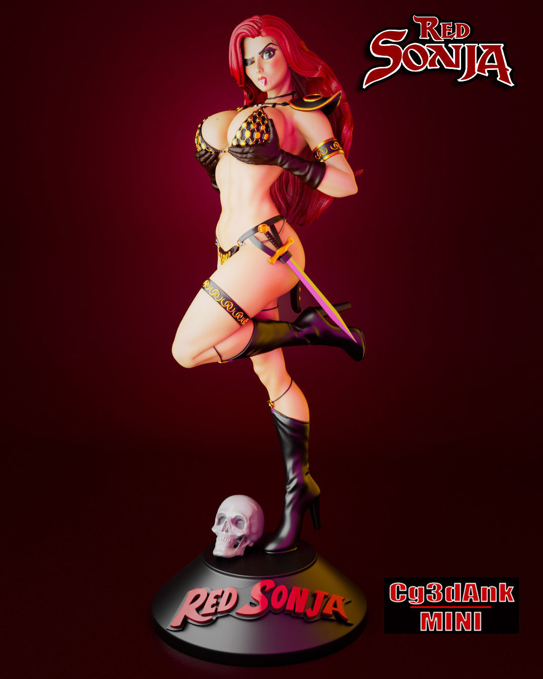REDSONJA STL FAN ART 3D print model_9