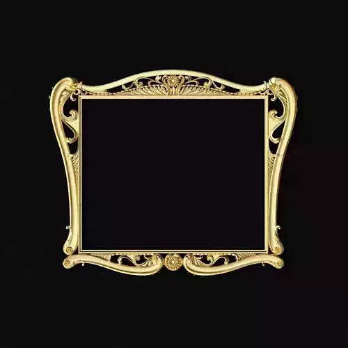 carved mirror
