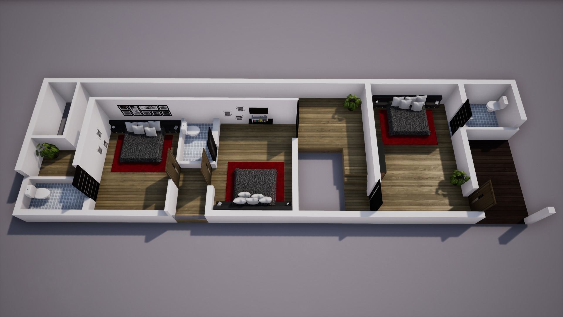 House  123 with aerial views 3D model_7