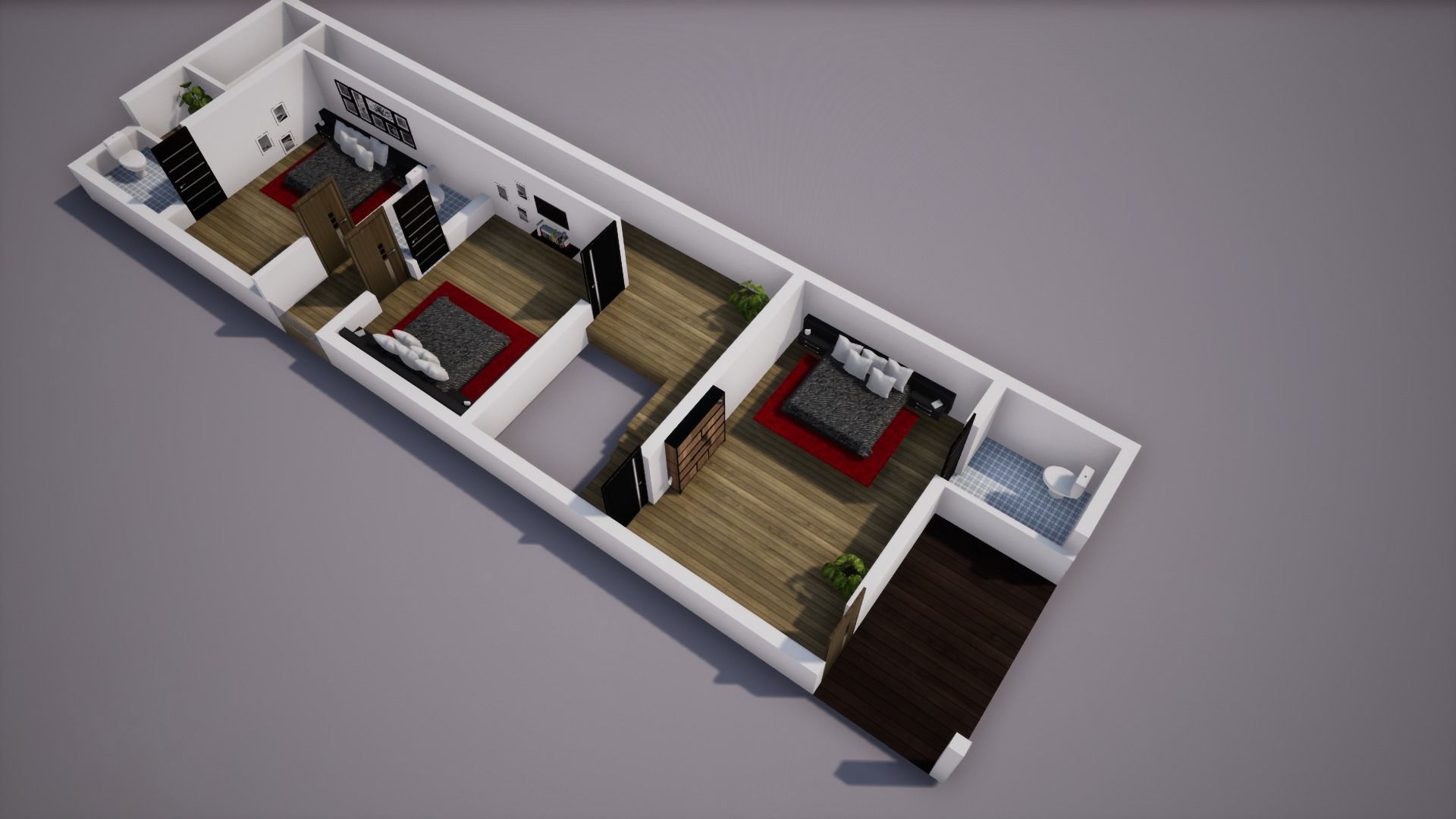 House  123 with aerial views 3D model_10