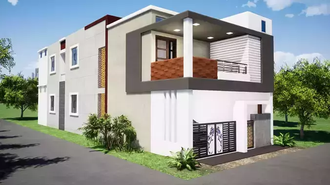 House  123 with aerial views