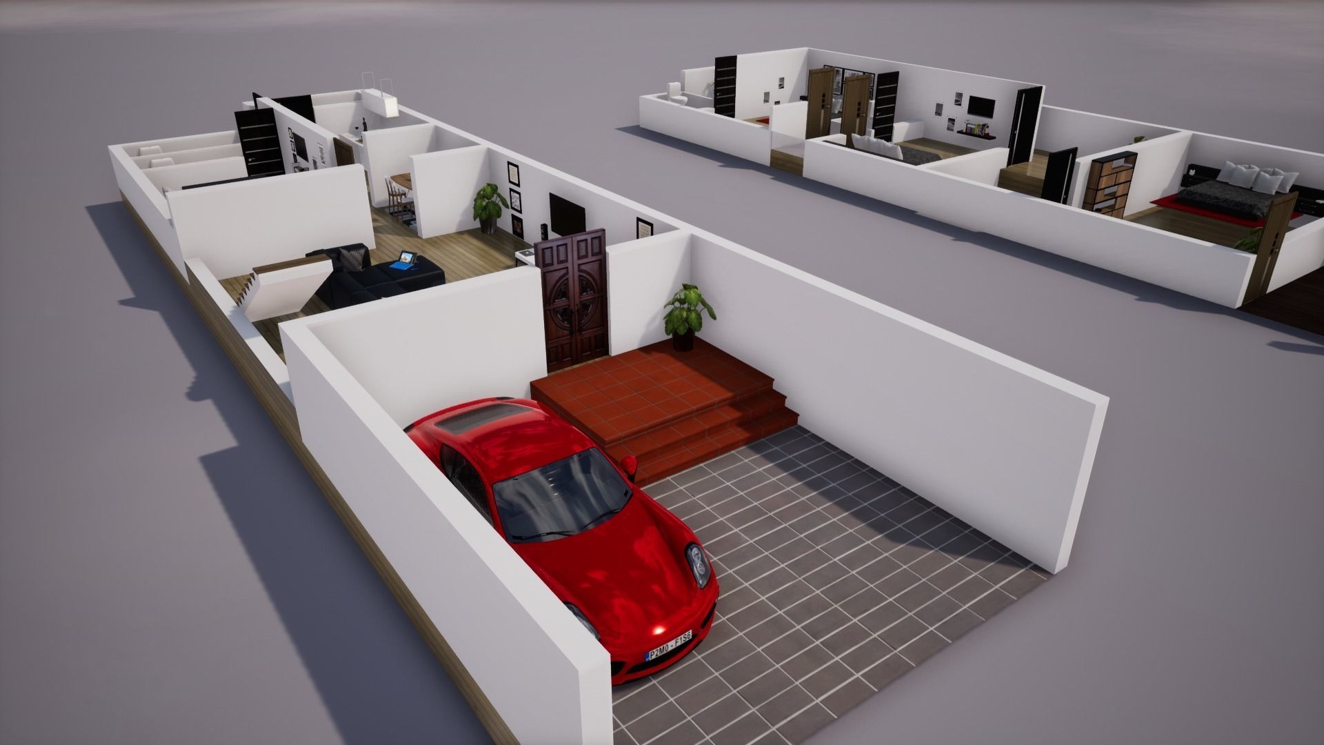 House  123 with aerial views 3D model_13