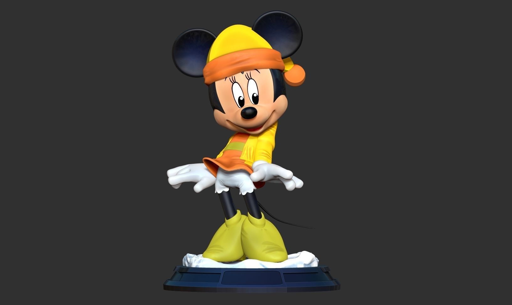 Minnie Mouse - Merry Christmas 3D print model_8