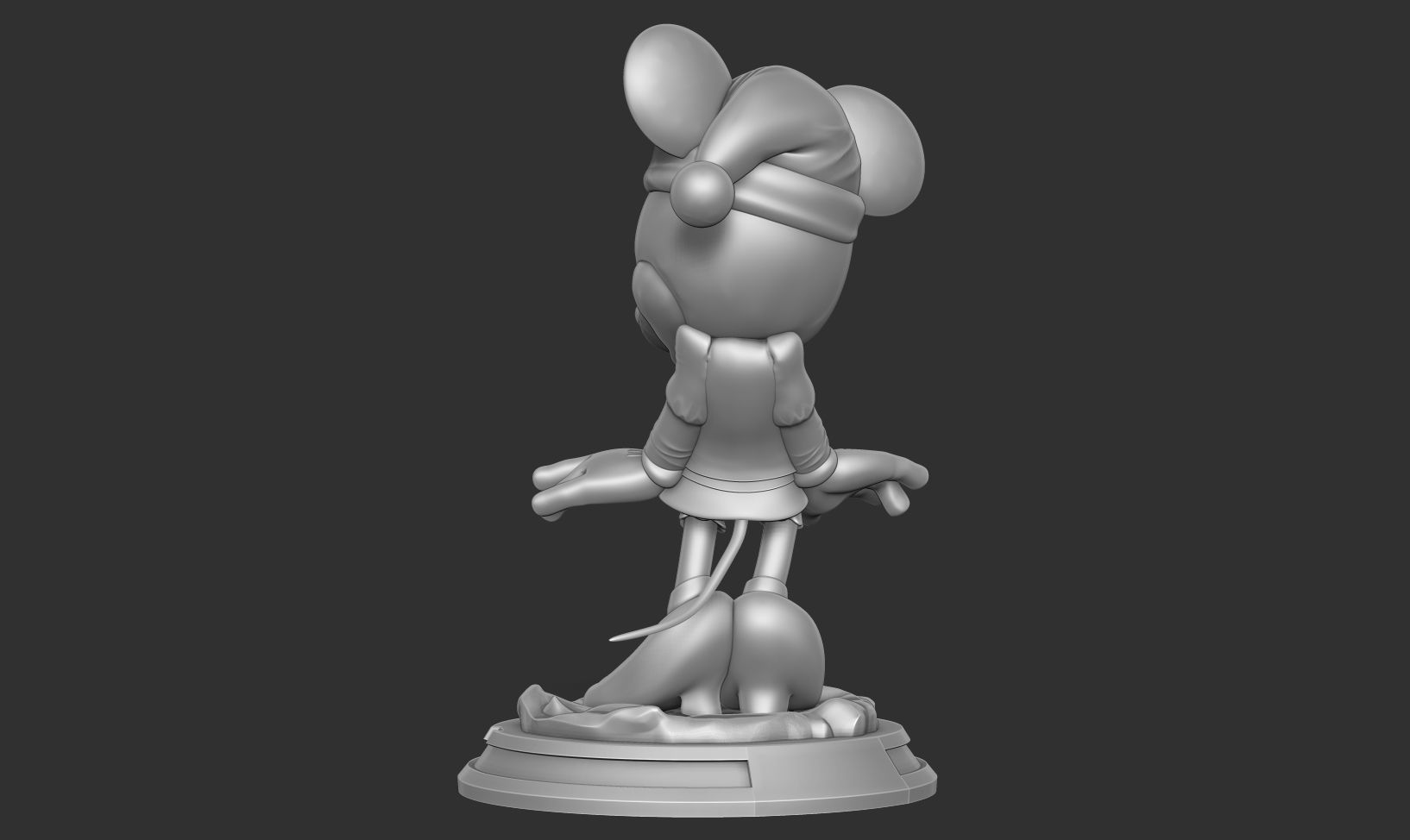 Minnie Mouse - Merry Christmas 3D print model_7