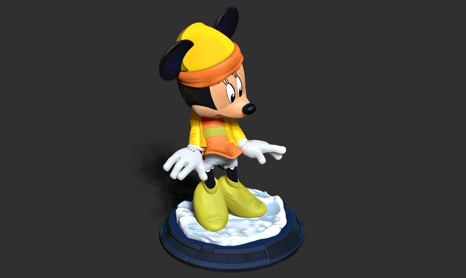 Minnie Mouse - Merry Christmas 3D print model_16