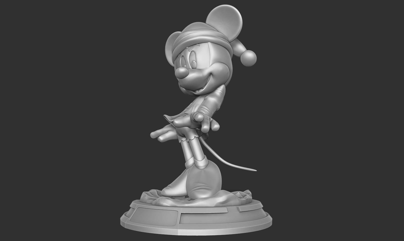 Minnie Mouse - Merry Christmas 3D print model_15