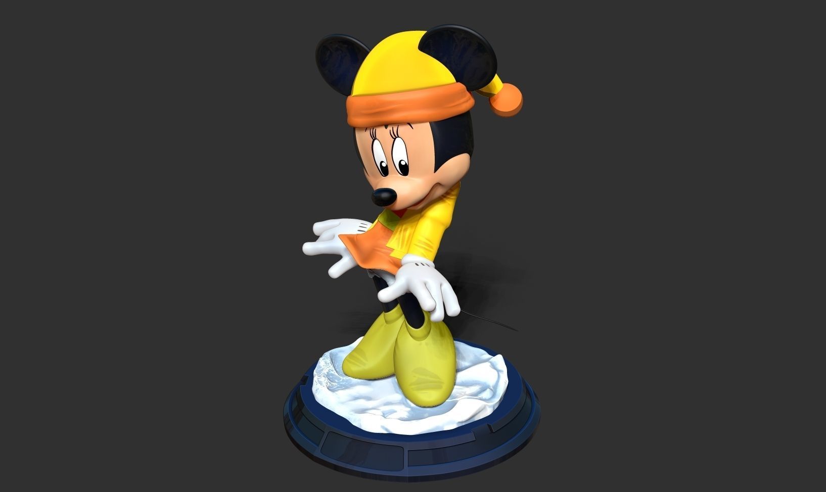 Minnie Mouse - Merry Christmas 3D print model_14