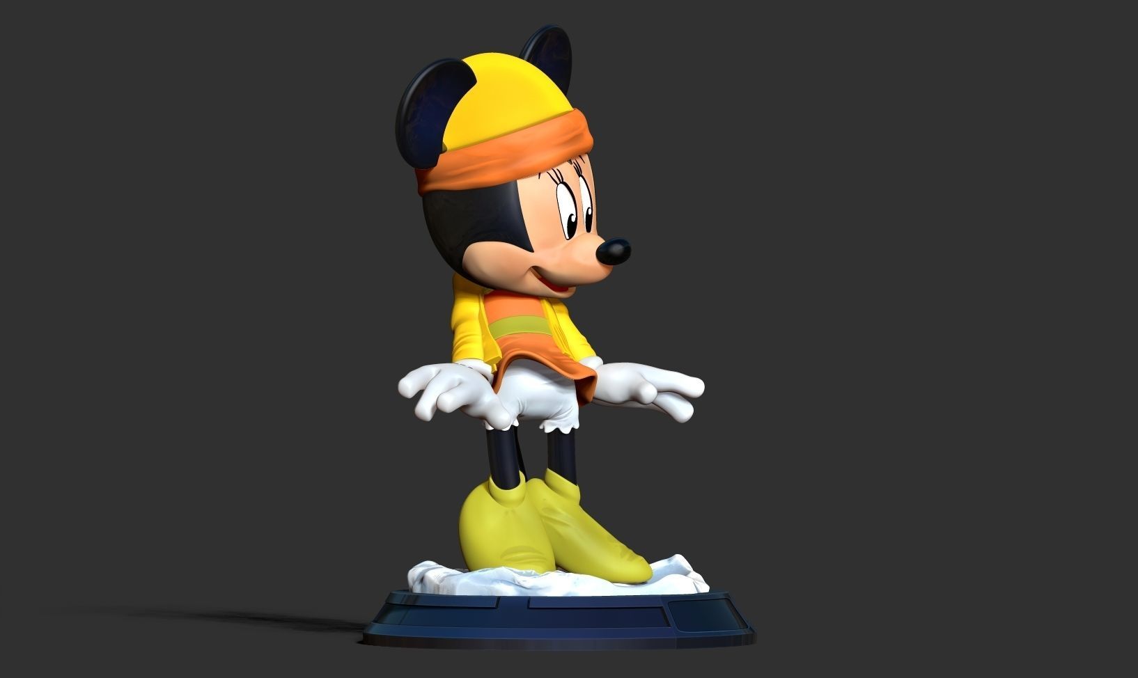 Minnie Mouse - Merry Christmas 3D print model_12