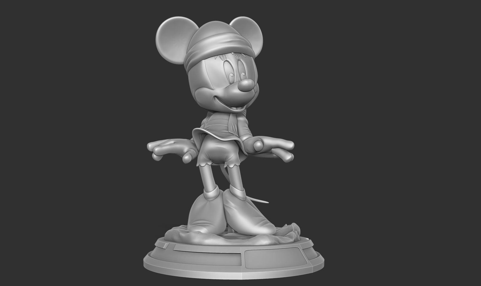Minnie Mouse - Merry Christmas 3D print model_17
