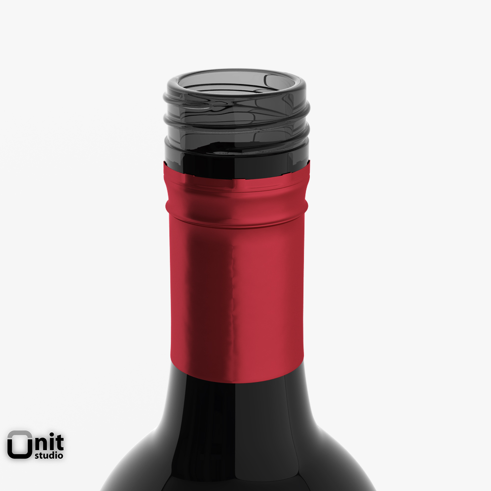 Cabernet Sauvignon Red Wine Bottle 3D model_5