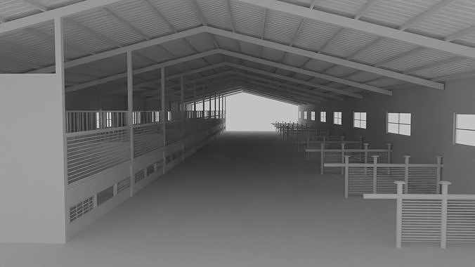 3D model Horse Stable VR / AR / low-poly | CGTrader