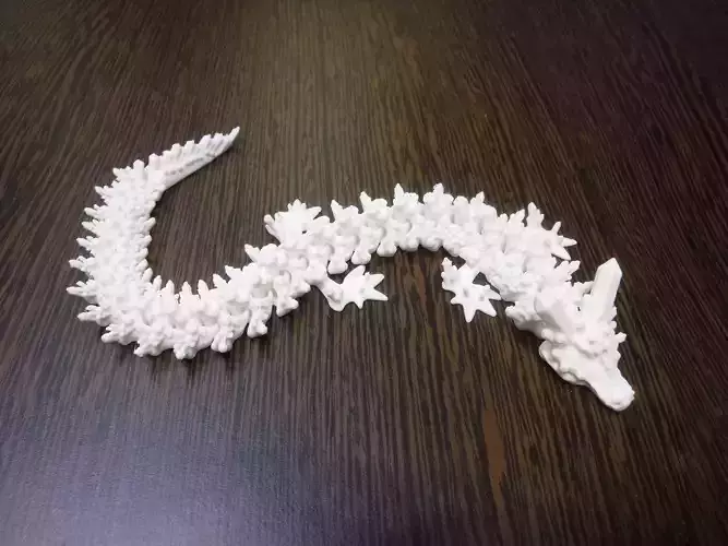 Aticulated flexi Crystal Eastern Dragon