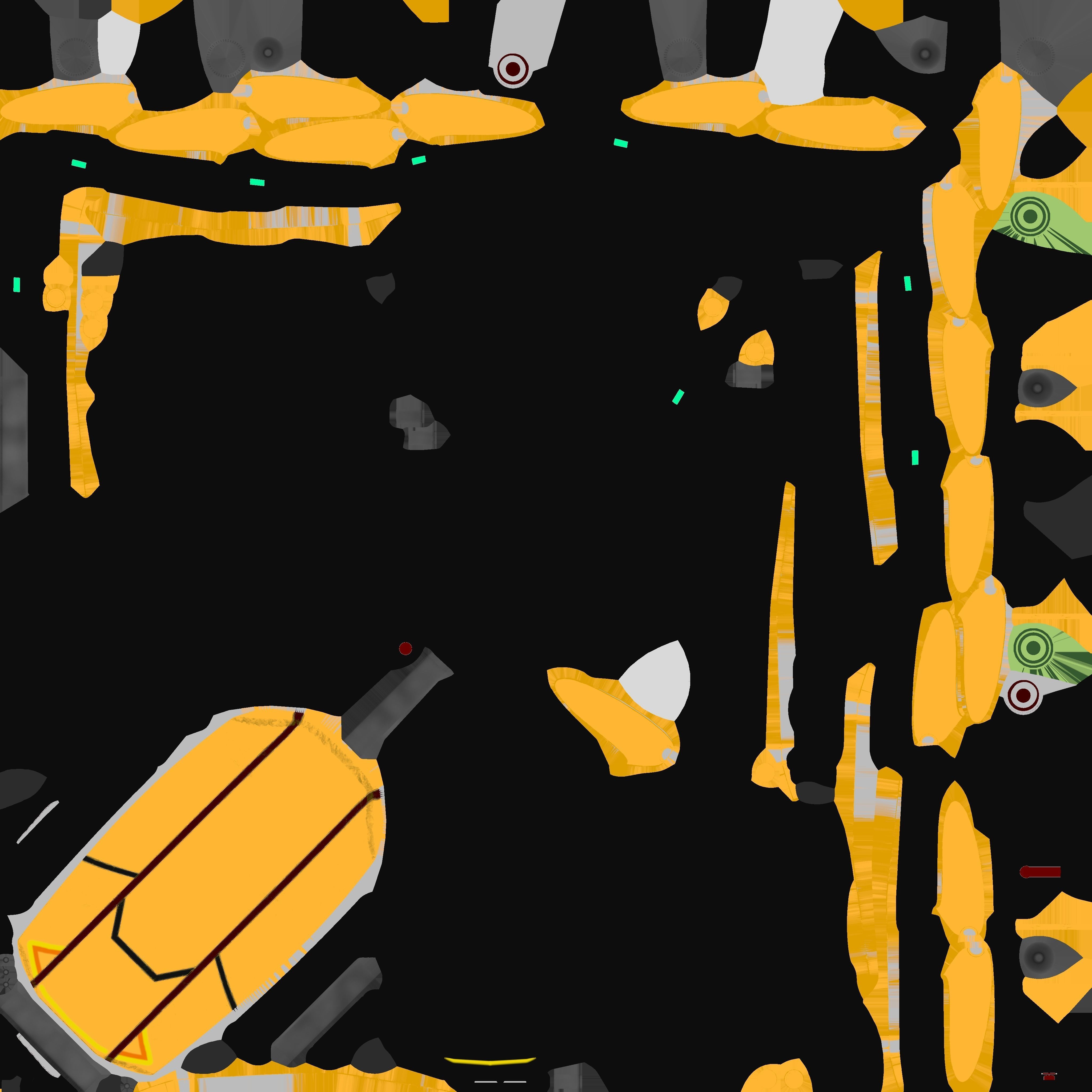 DRONE V2 RIGGED AND ANIMATED Low-poly 3D model_29