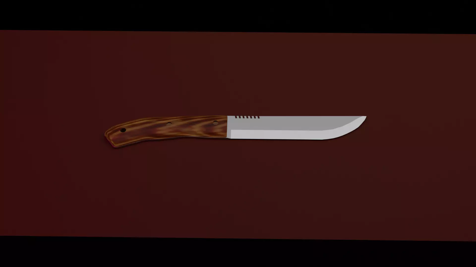 Simple knife Free 3D model_0