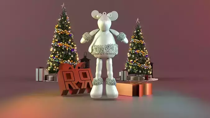 FLEXIBLE Reindeer PET 3D print model