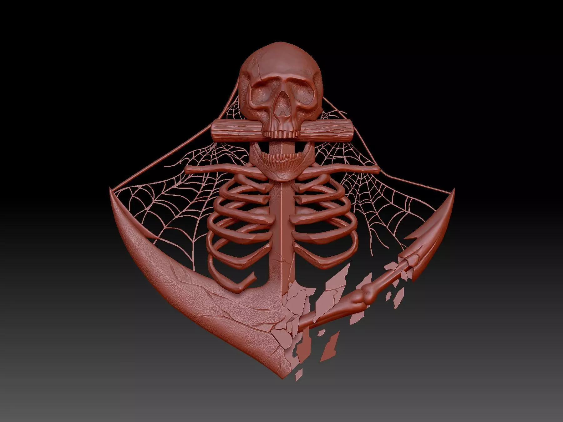 Anchor Skeleton 3D print model