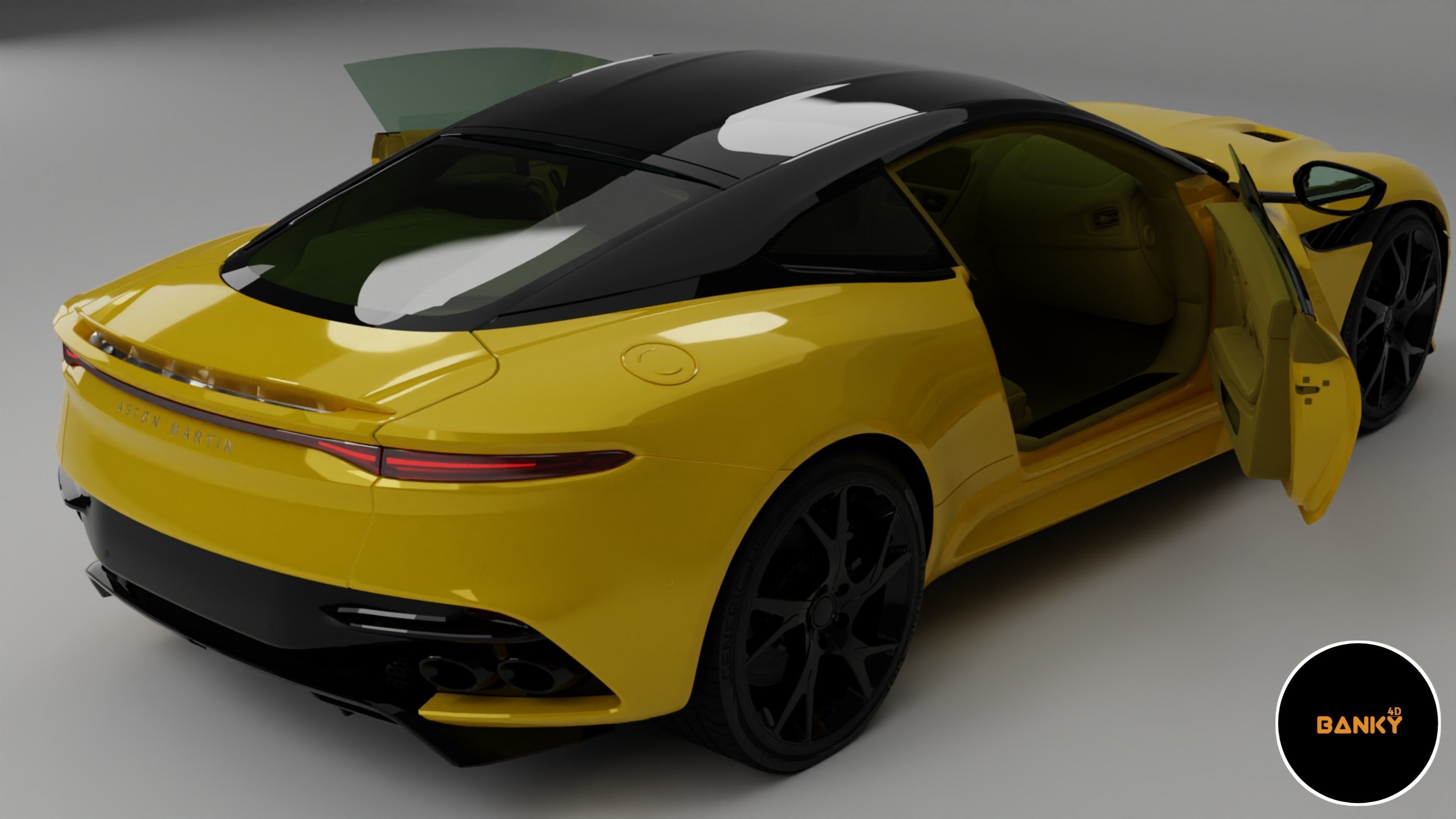 Aston Martin DBS 3D model_6