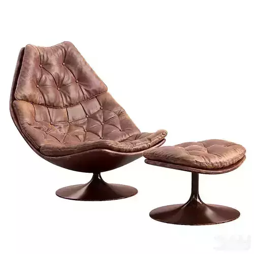 Fauteuil lounge vintage Geoffrey Harcourt