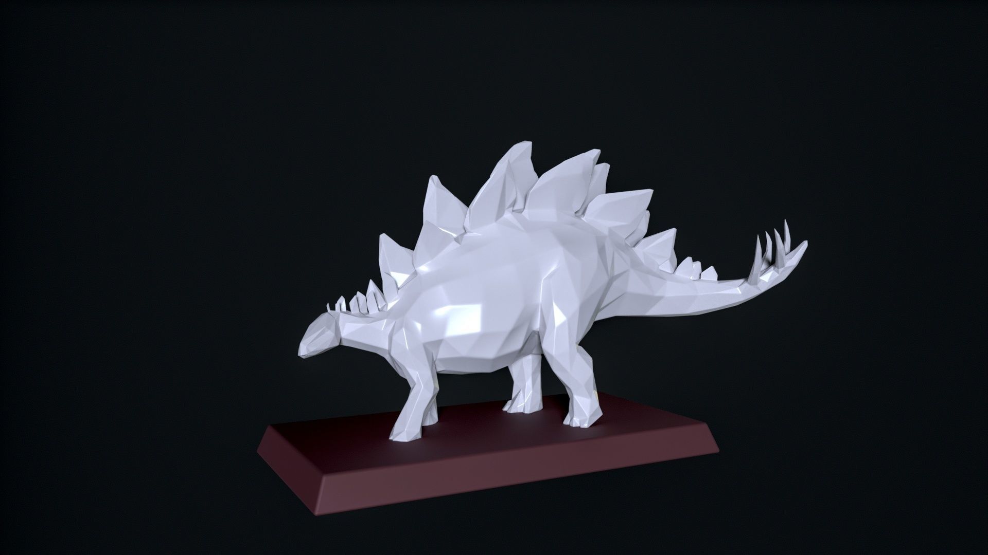 Stegosaurus 3D Print 3D print model_6