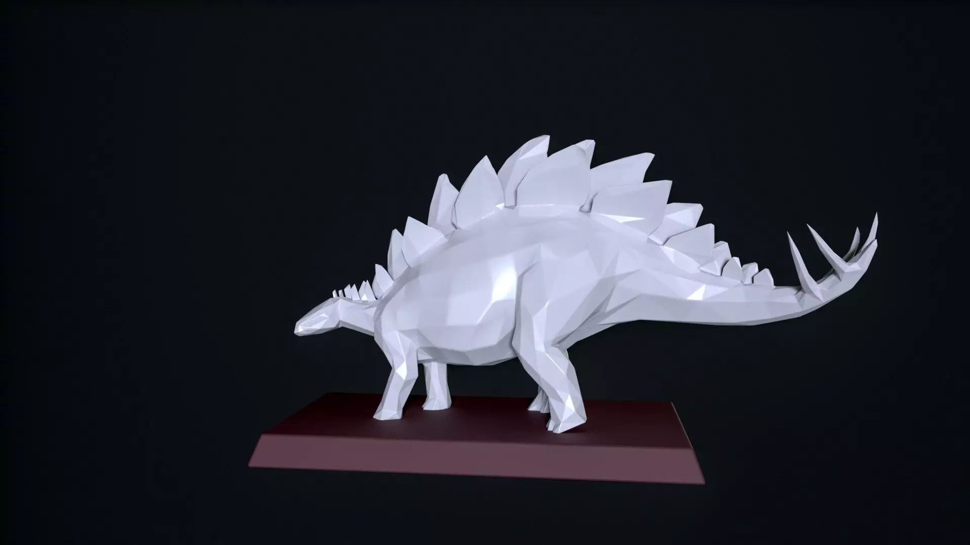 Stegosaurus 3D Print 3D print model_0