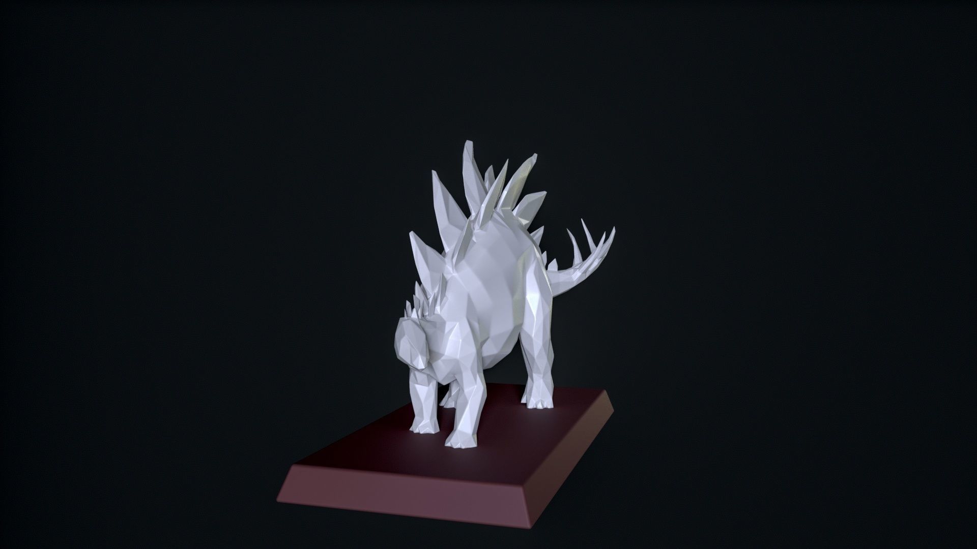 Stegosaurus 3D Print 3D print model_5