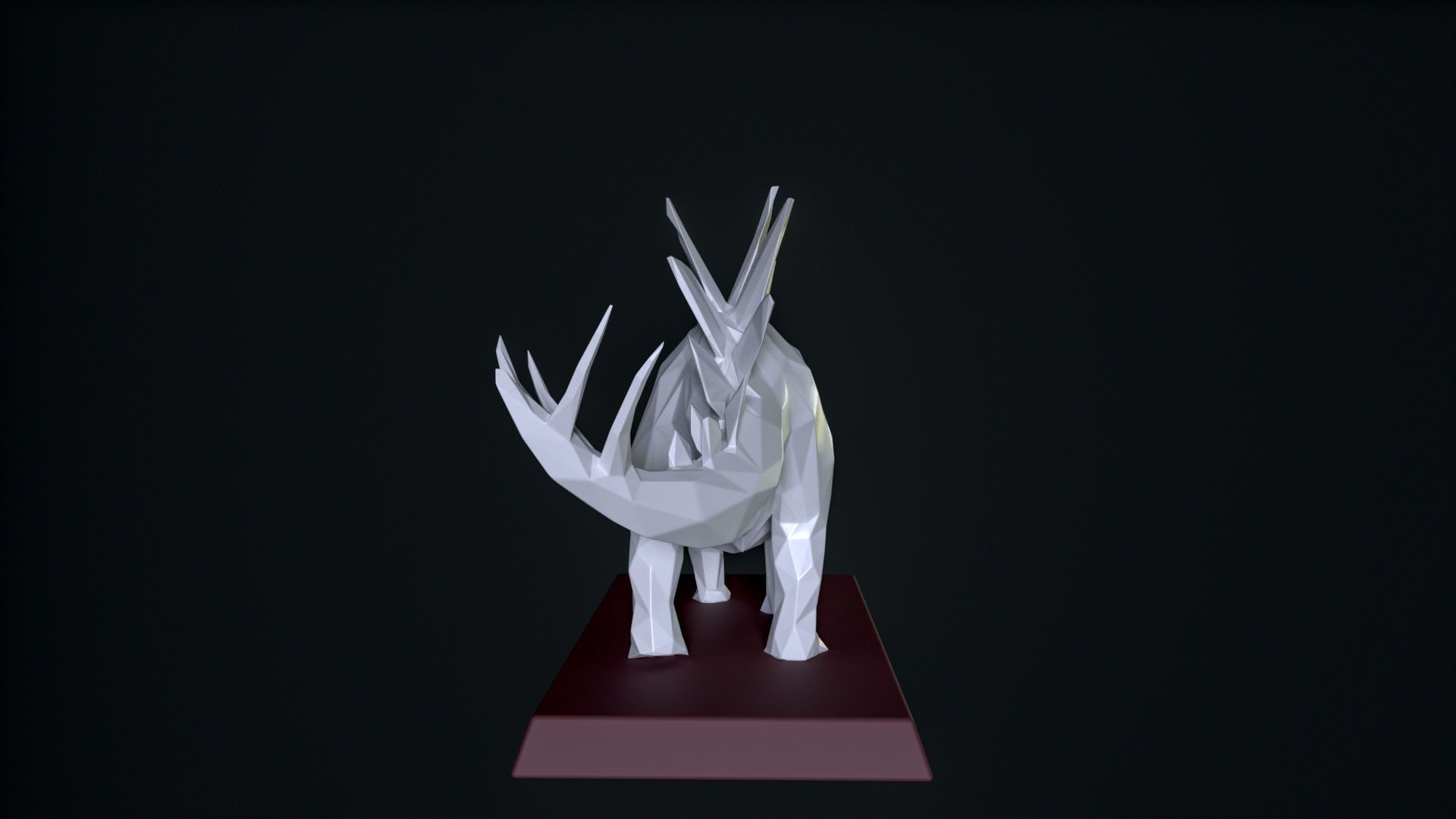 Stegosaurus 3D Print 3D print model_2