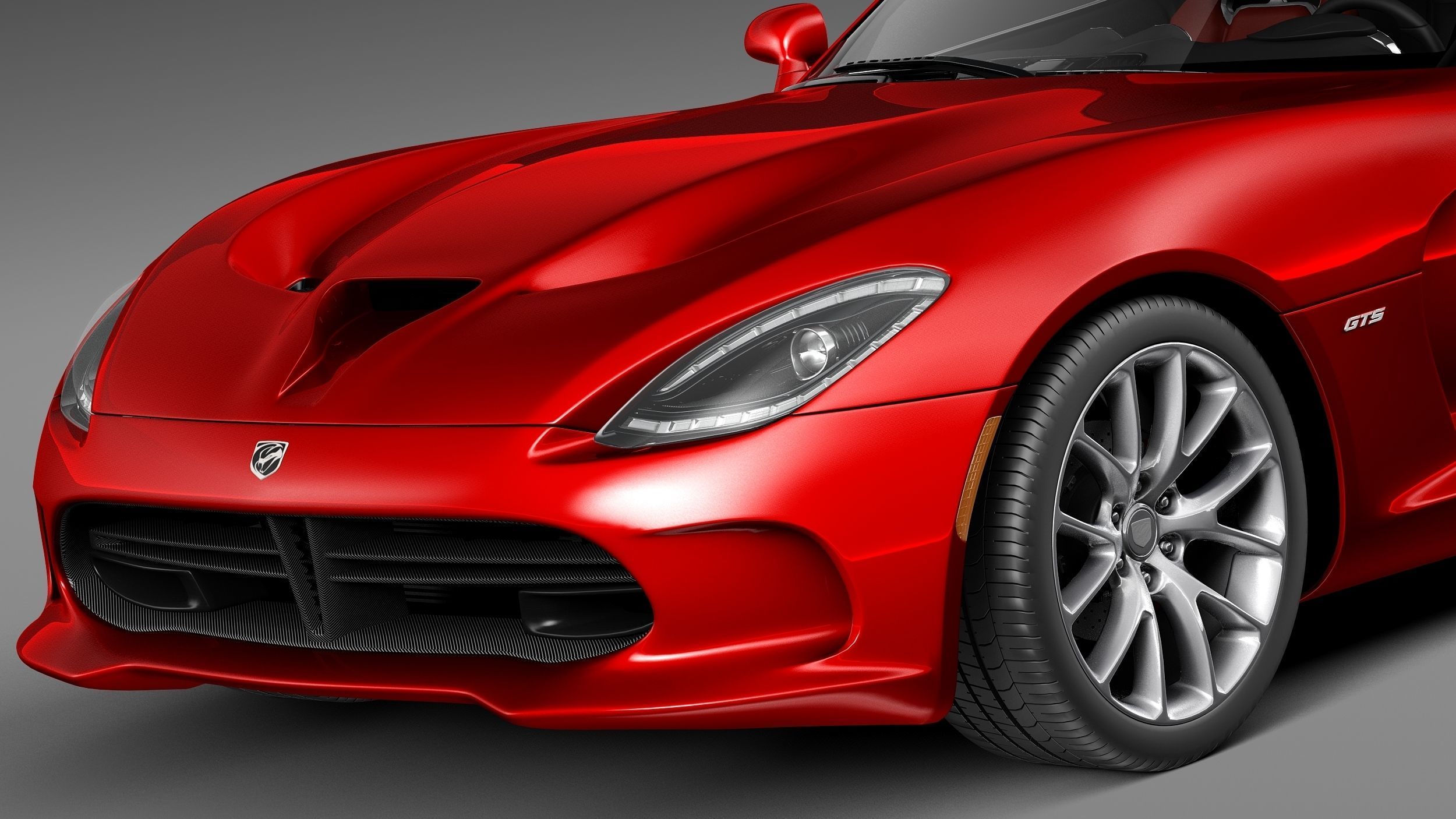Dodge Viper GTS 2013 3D model_2