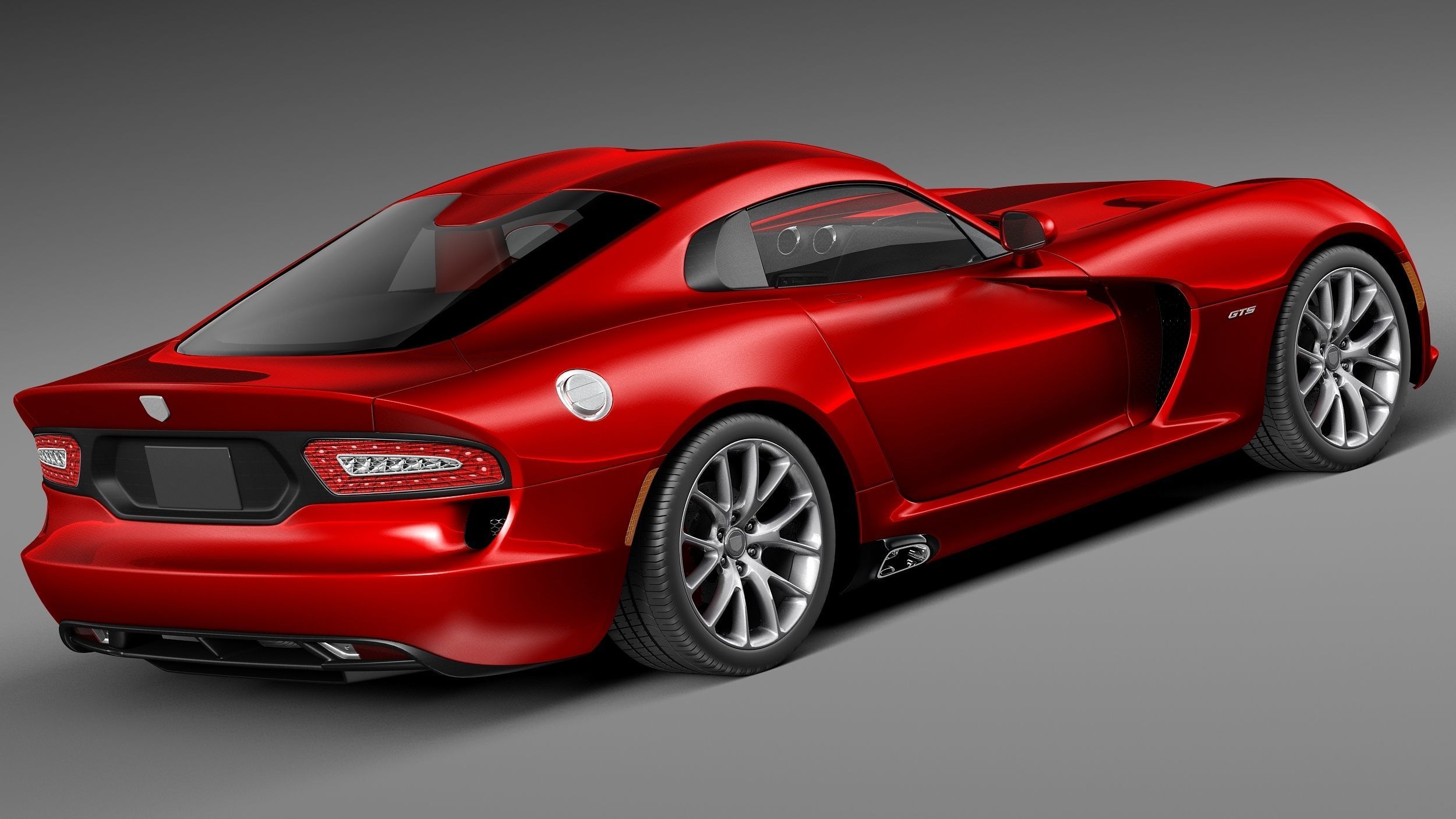 Dodge Viper GTS 2013 3D model_4
