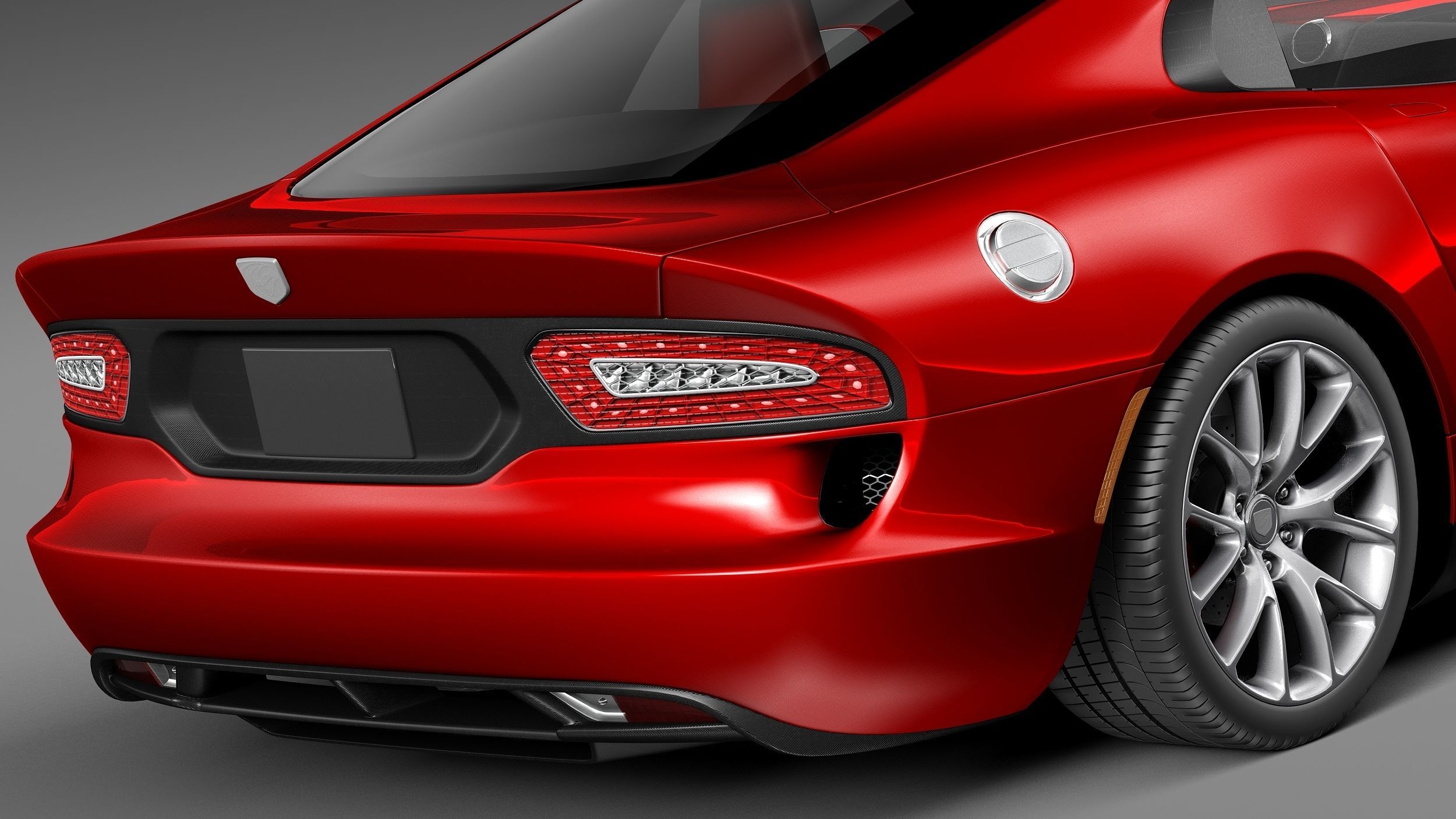 Dodge Viper GTS 2013 3D model_3