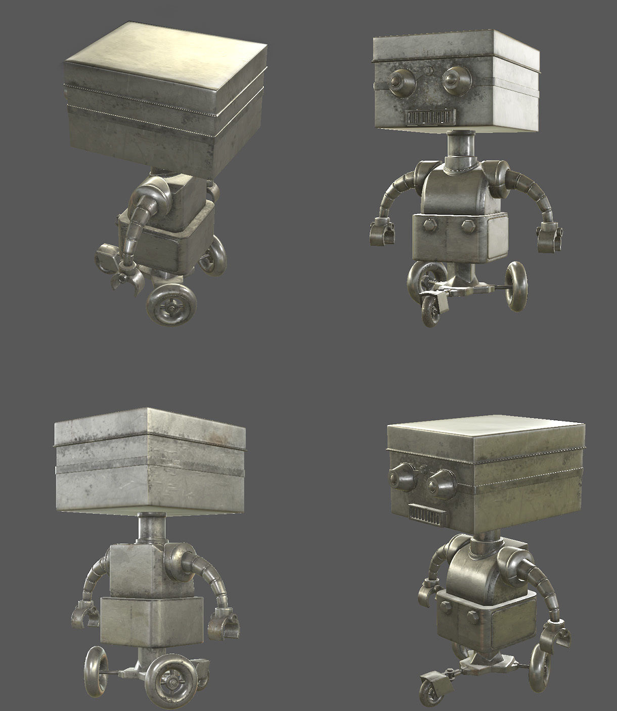 Robot toy 3D model_4