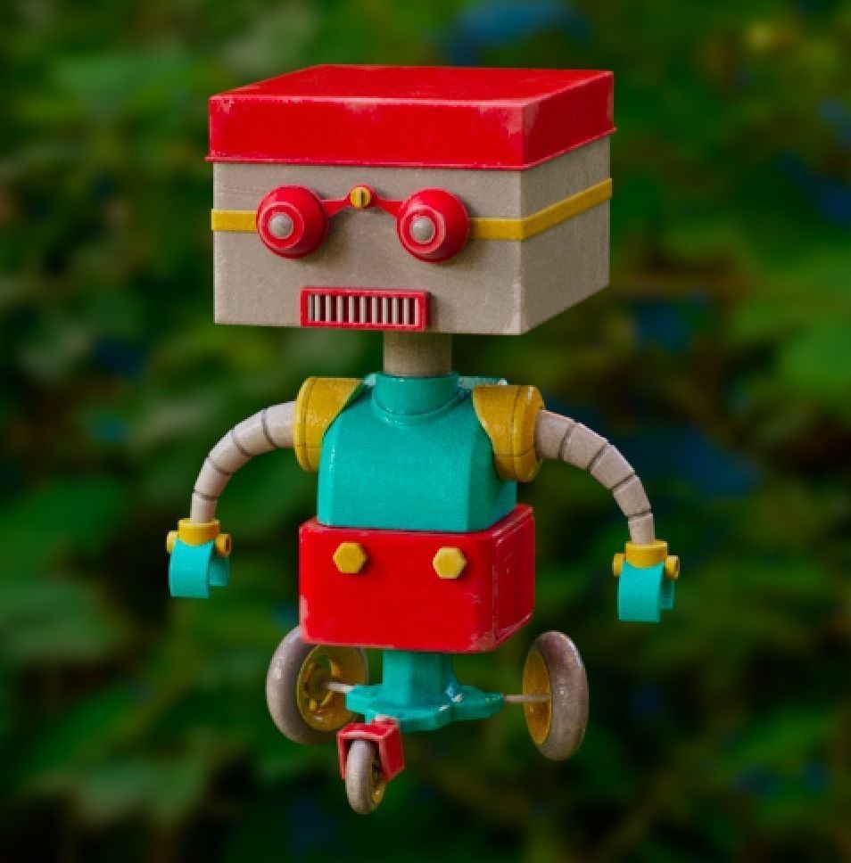 Robot toy 3D model_7
