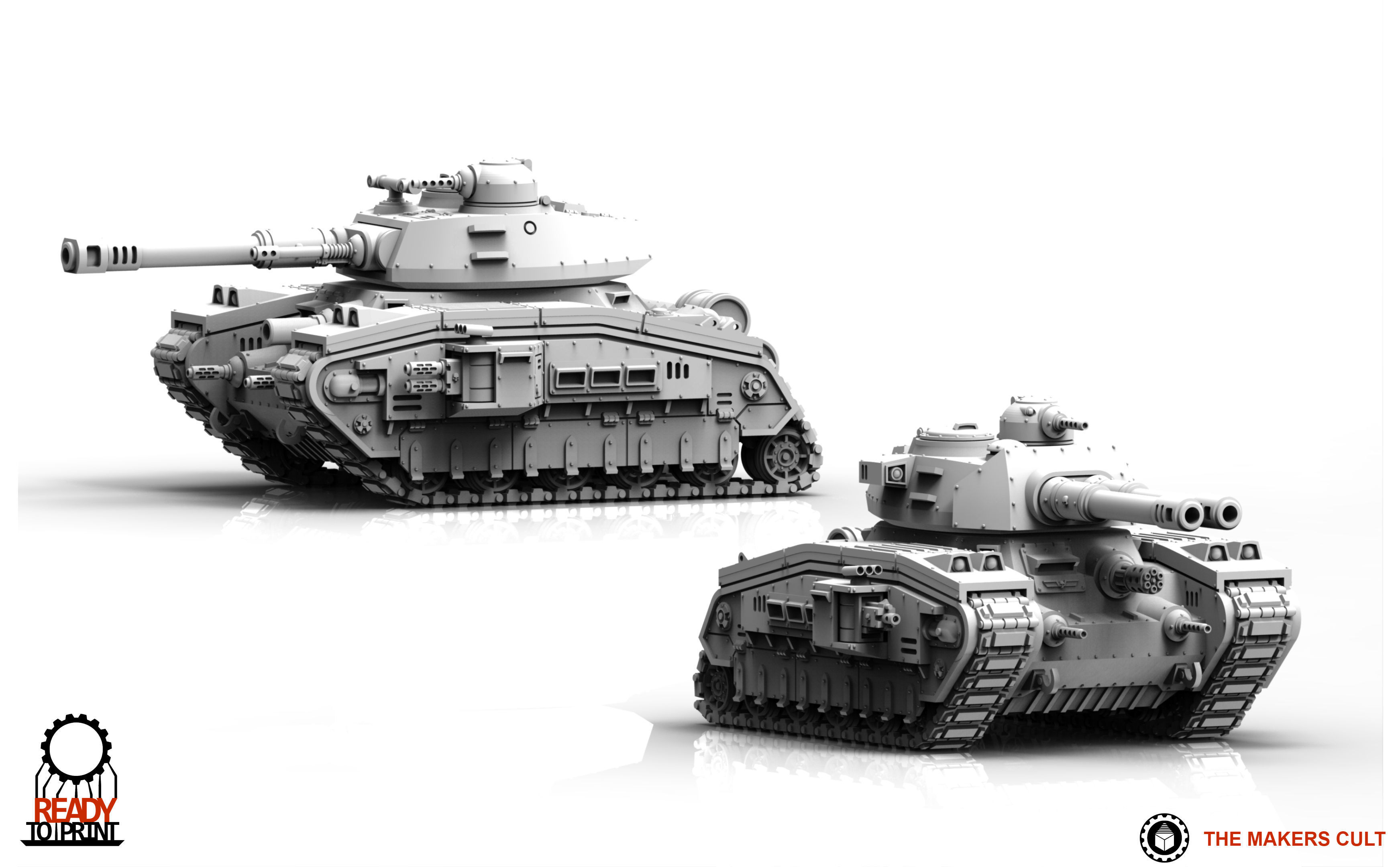 Universal Guard - Medium Battle Tank 3D print model_30
