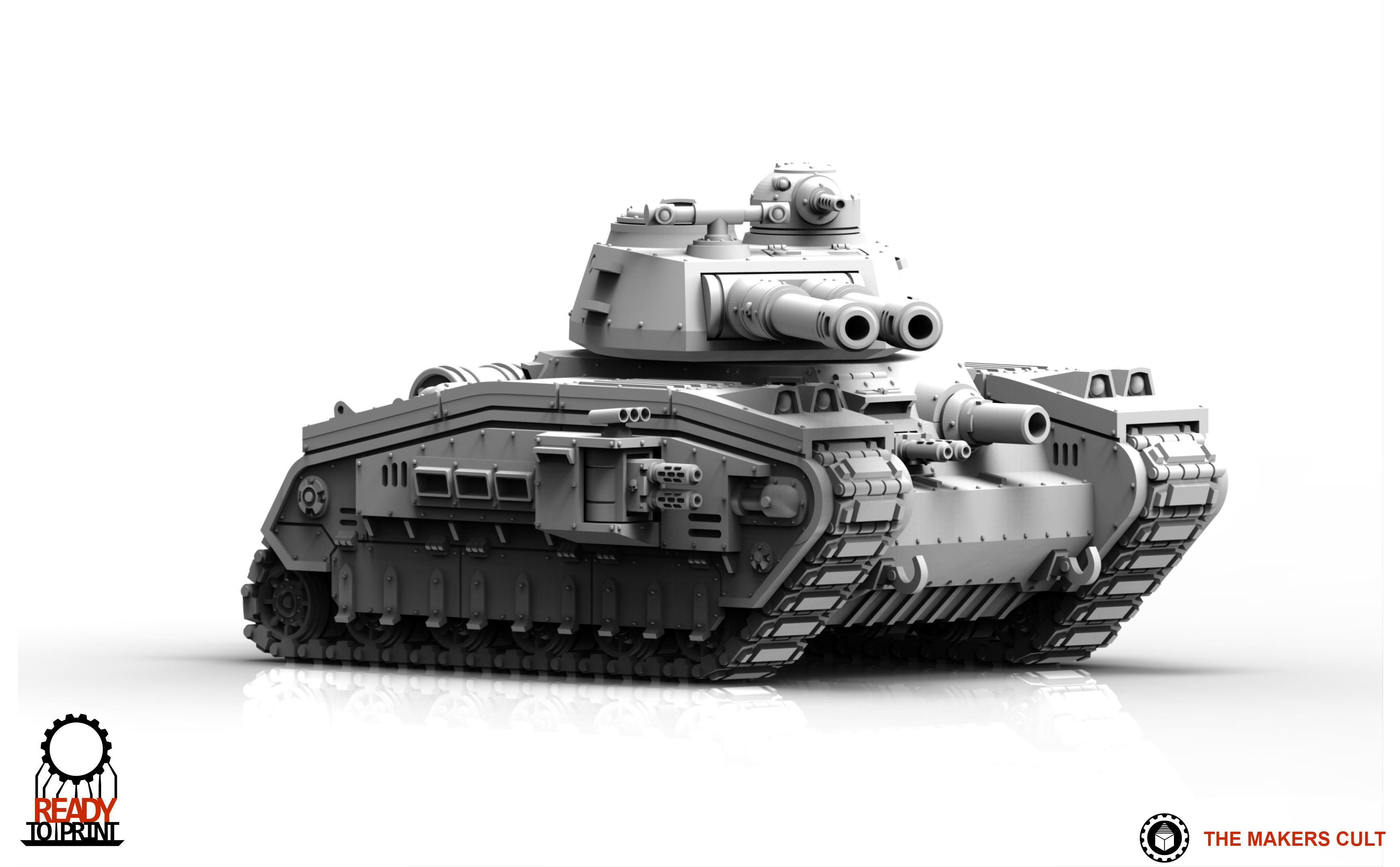 Universal Guard - Medium Battle Tank 3D print model_26