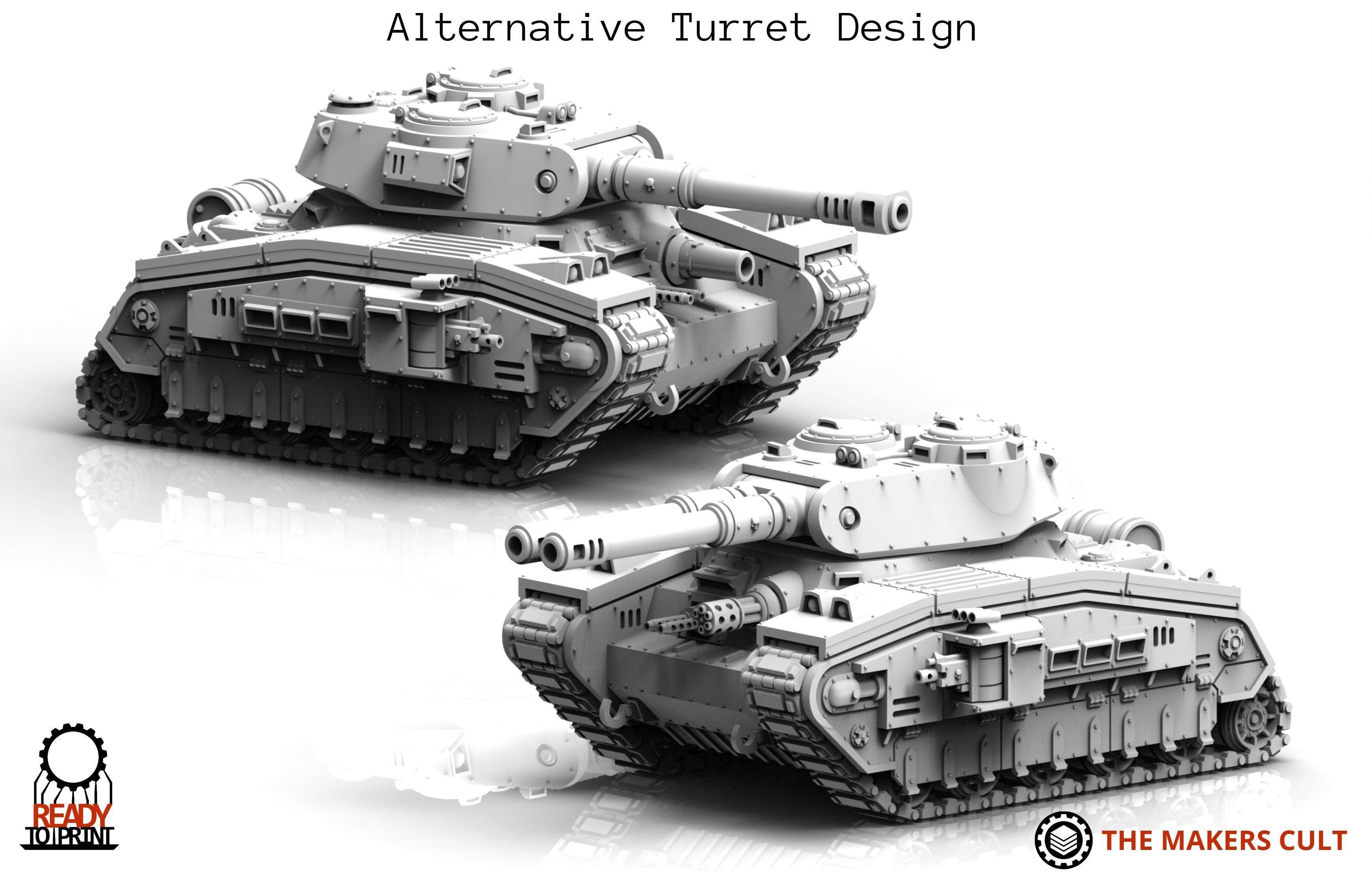 Universal Guard - Medium Battle Tank 3D print model_8