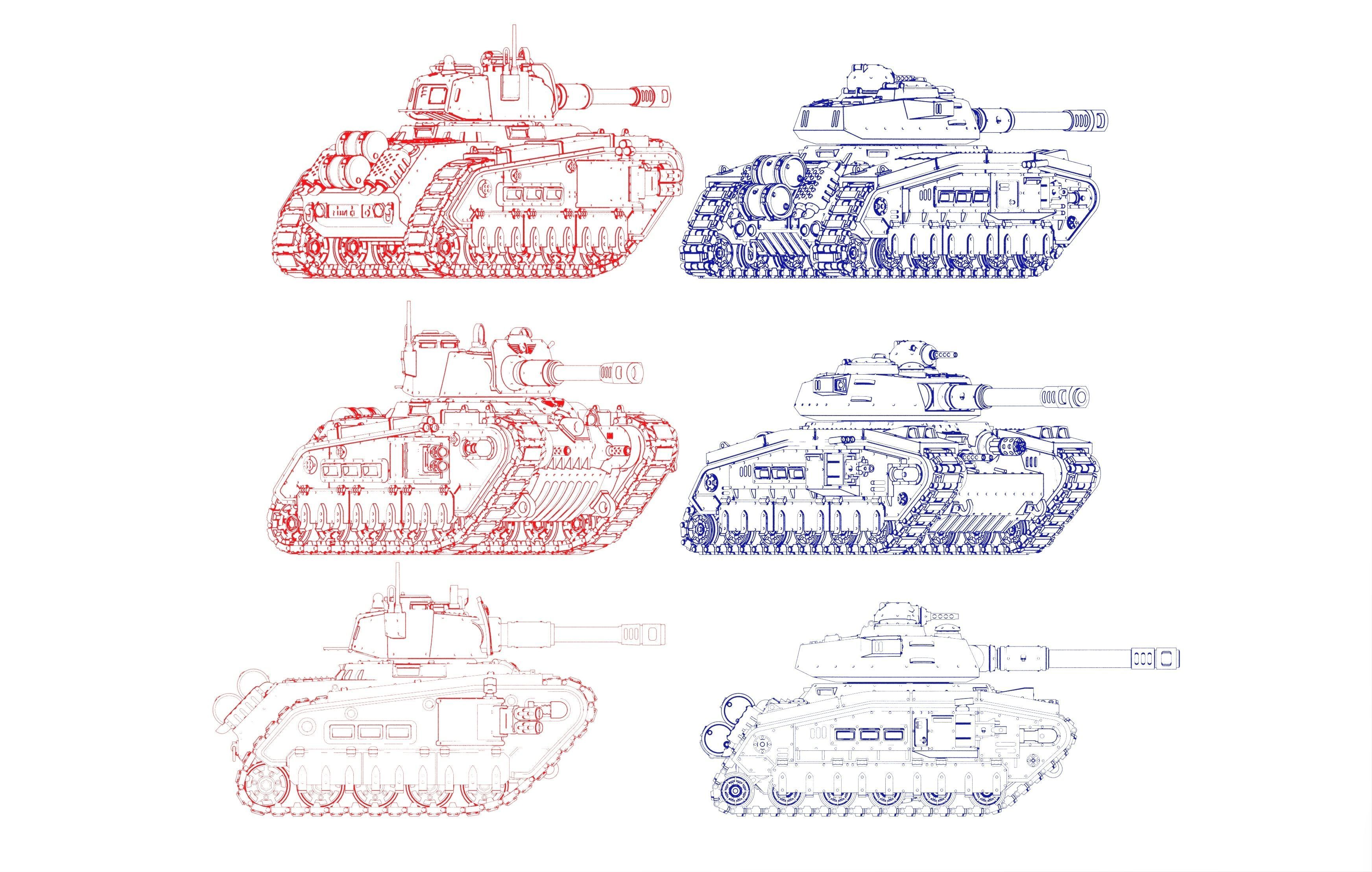 Universal Guard - Medium Battle Tank 3D print model_23