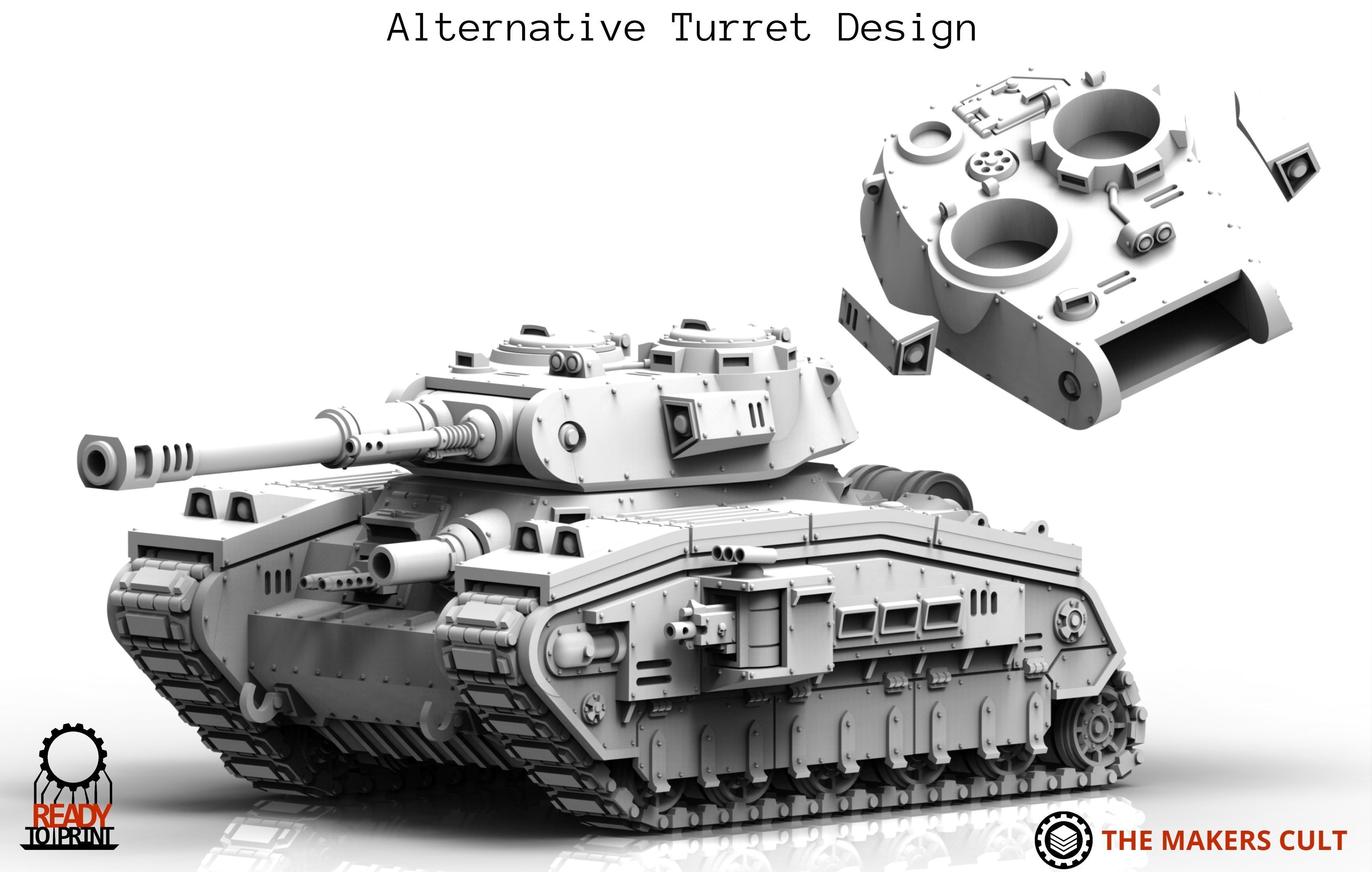 Universal Guard - Medium Battle Tank 3D print model_7