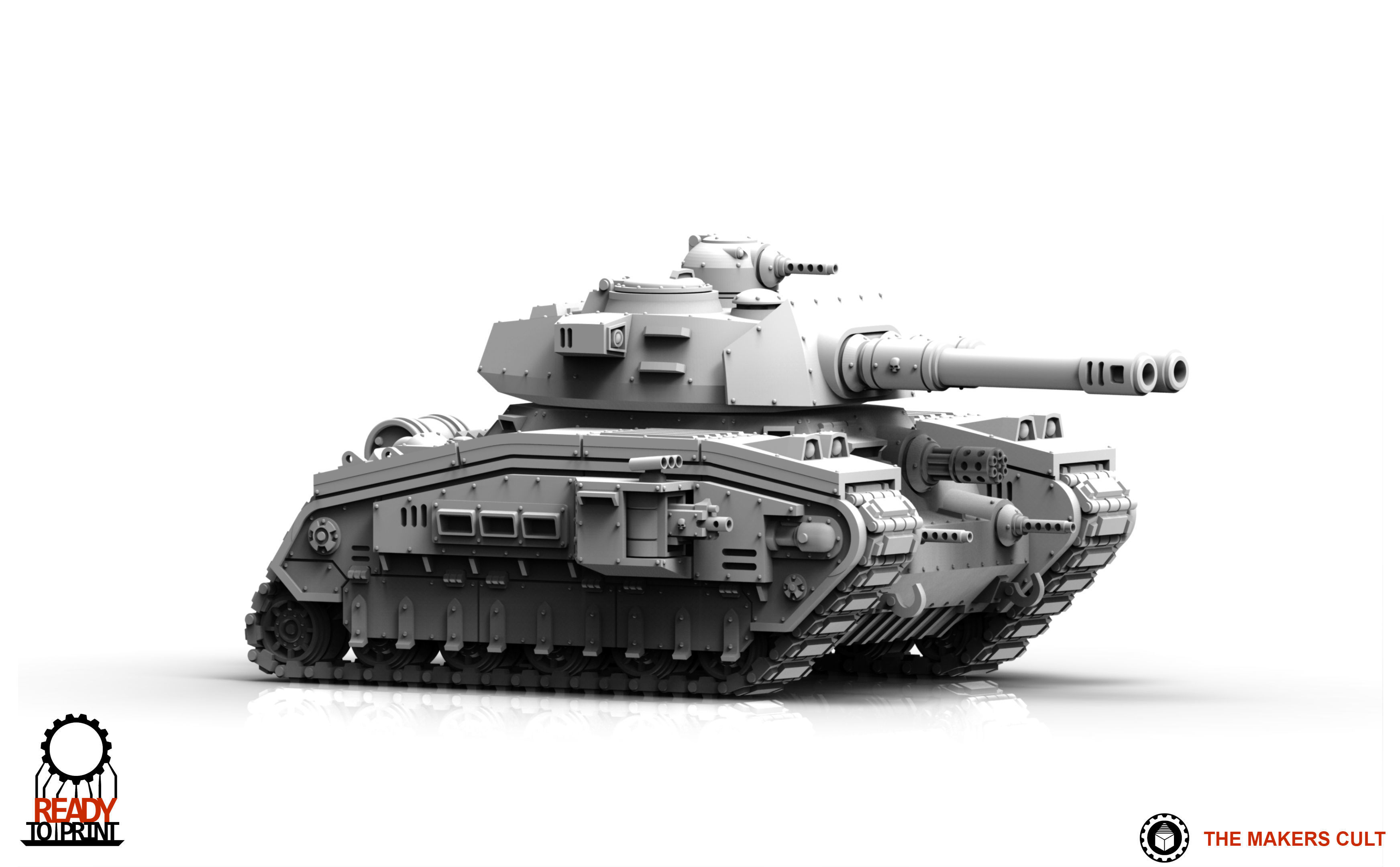 Universal Guard - Medium Battle Tank 3D print model_28