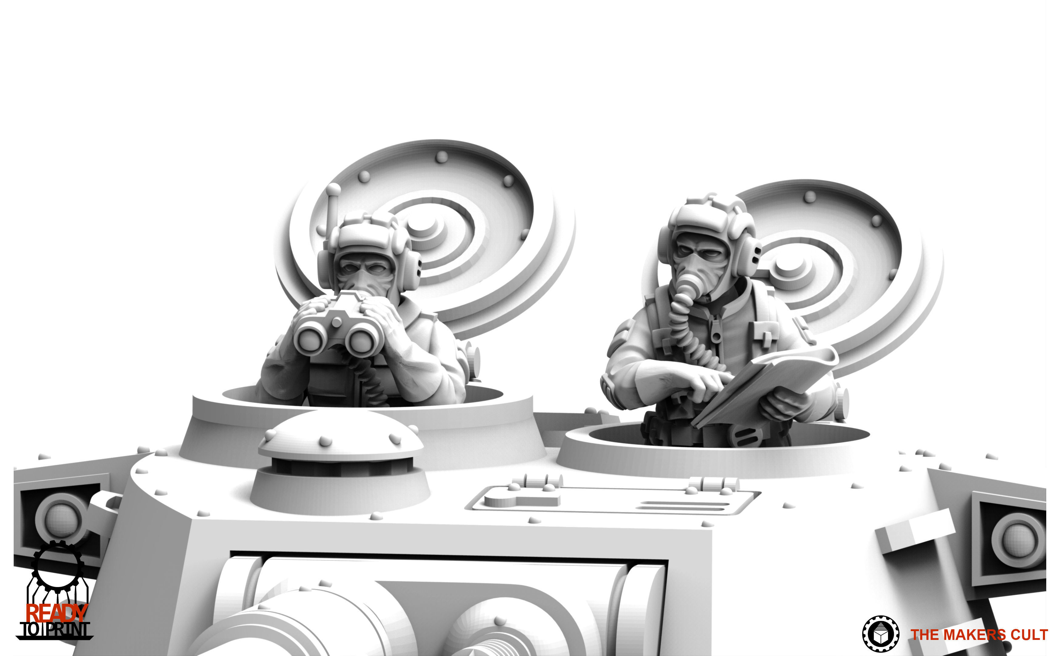 Universal Guard - Tank crew 3D print model_8