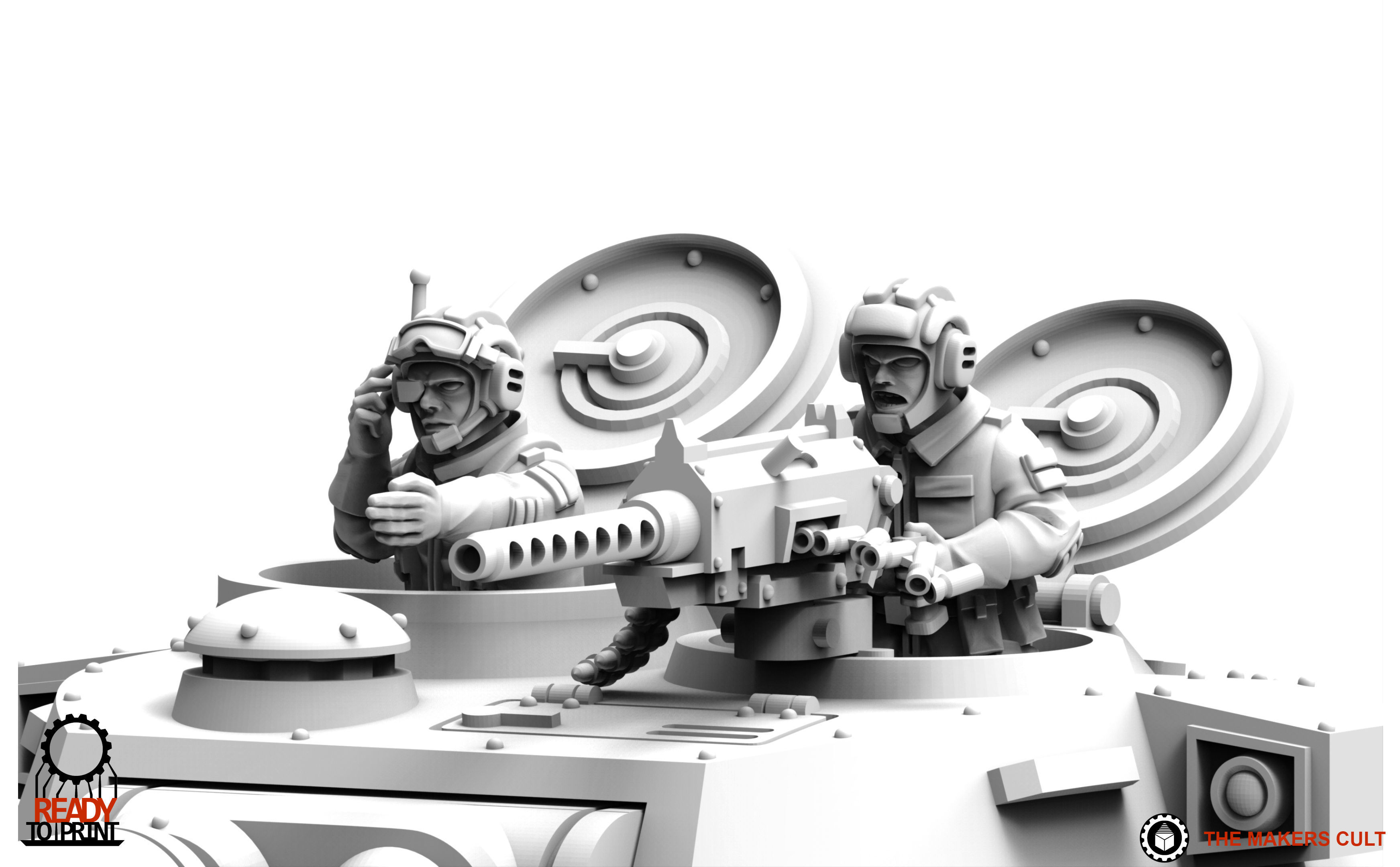 Universal Guard - Tank crew 3D print model_7