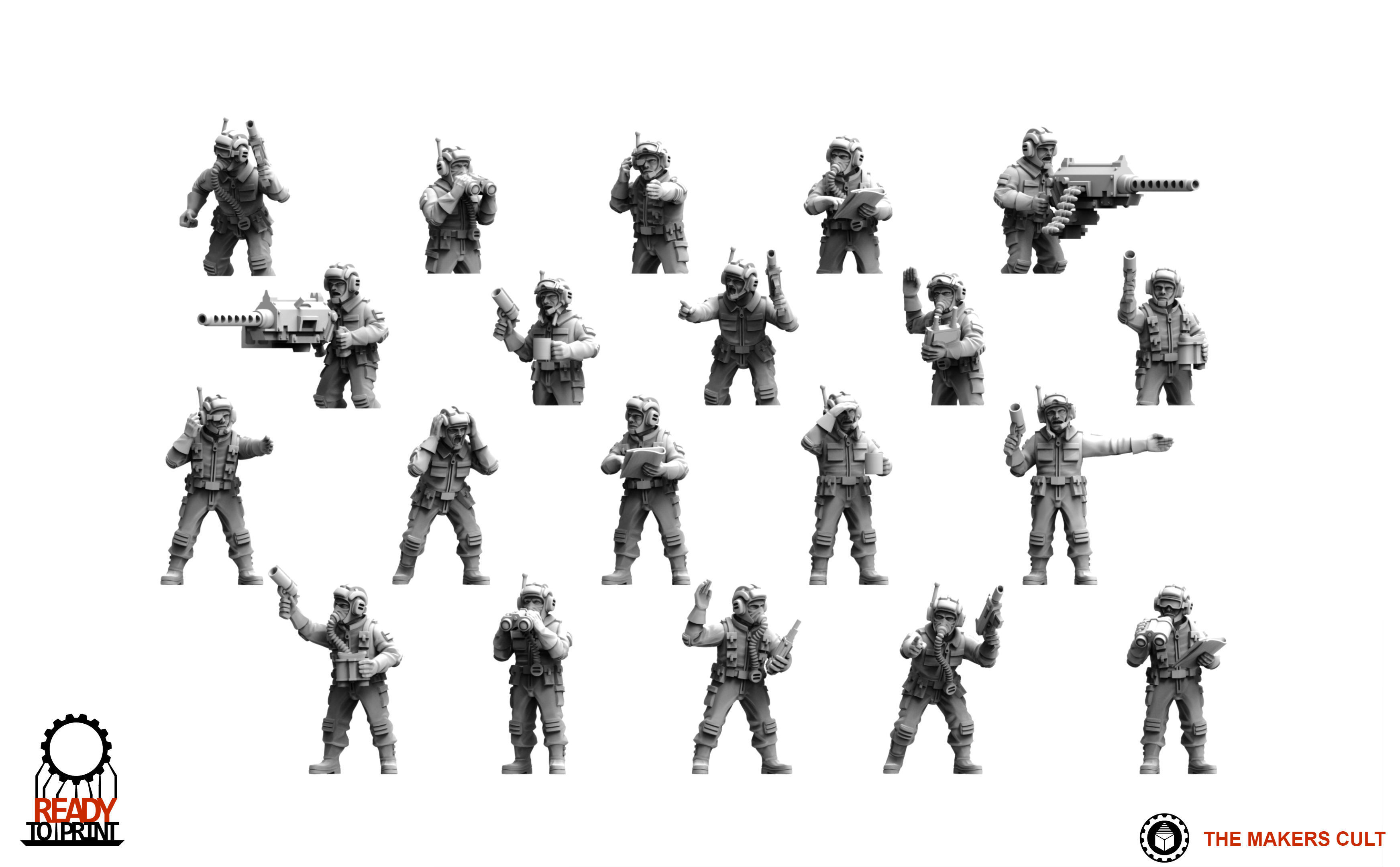 Universal Guard - Tank crew 3D print model_5