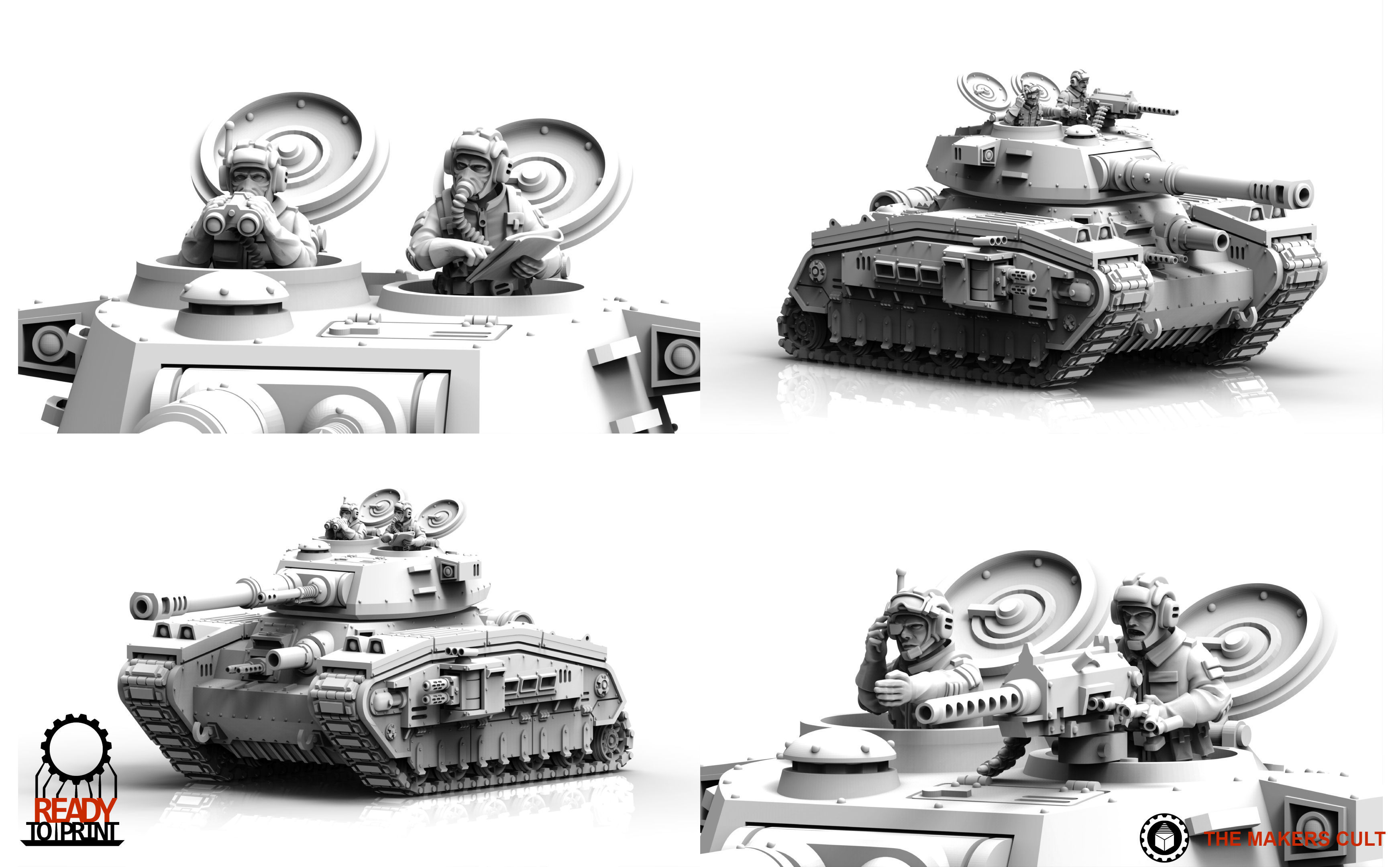 Universal Guard - Tank crew 3D print model_11